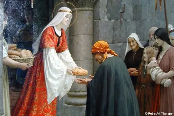 Néphagyomány, szimbolika és lélektani üzenetek Árpád-házi Szent Erzsébet alakján keresztül